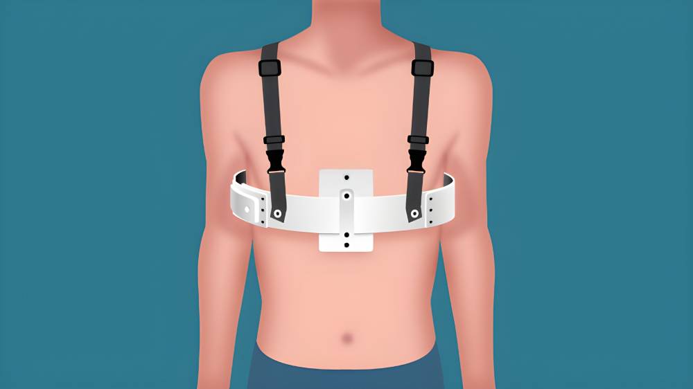 درمان عارضه سینه کبوتری با استفاده از بریس 