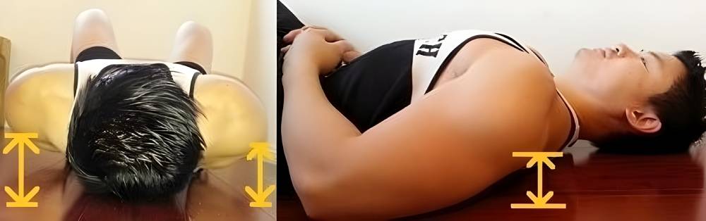 تشخیص افتادگی شانه با تست خوابیده