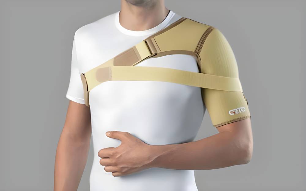 درمان افتادگی شانه با آتل