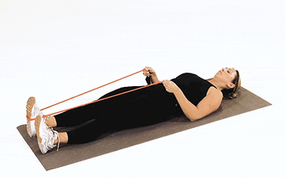 ورزش ساق پا با کش‌های ورزشی