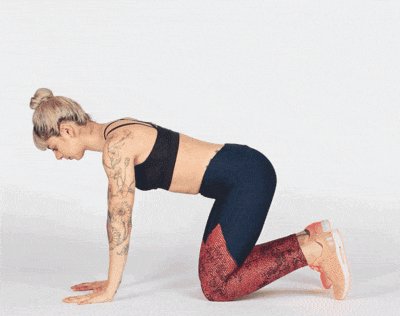 تمرین چهارپا برای اصلاح افتادگی شانه